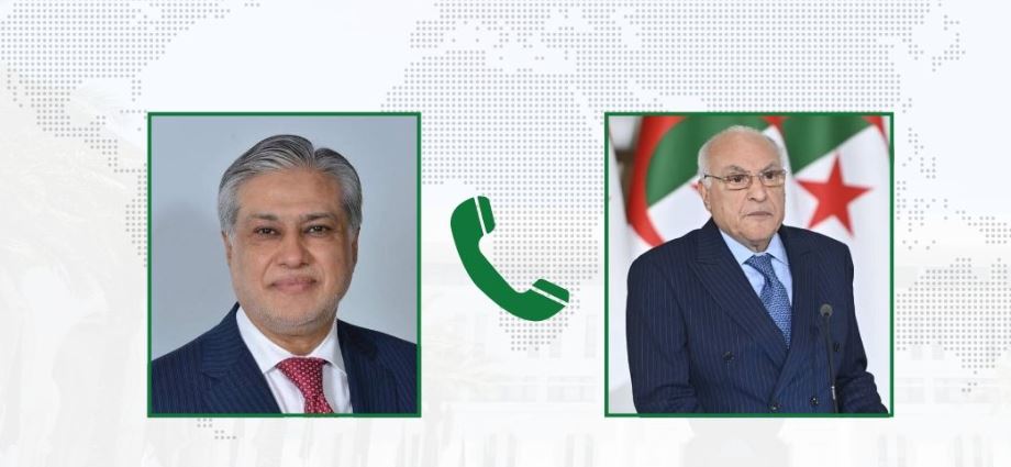عطاف يتلقى اتصالا هاتفيا من نائب رئيس الوزراء ووزير خارجية باكستان