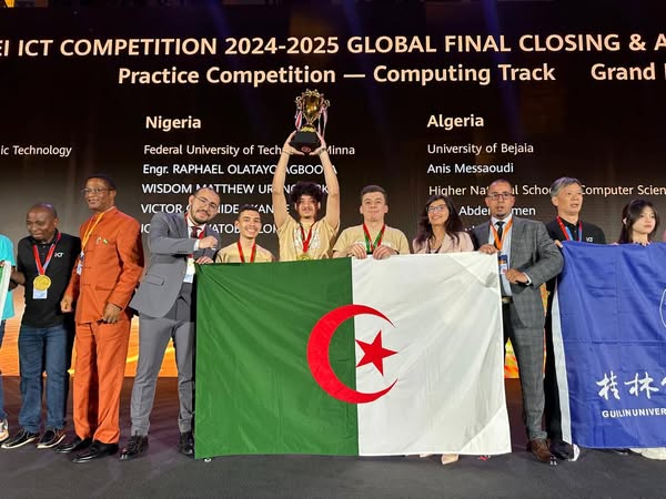 إنجاز تاريخي للطلبة الجزائريين في النهائي العالمي لمسابقة هواوي لتكنولوجيا المعلومات والاتصالات 2025