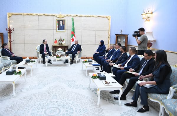 رئيس المجلس الشعبي الوطني يستقبل رئيس المحكمة الدستورية البرتغالية