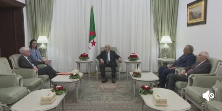 رئيس الجمهورية  يستقبل سفير المملكة المتحدة لبريطانيا العظمى