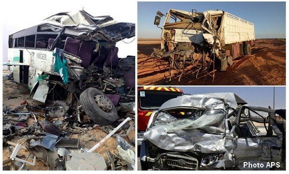 وفاة 46 شخصا وإصابة 2006 آخرين في حوادث مرور خلال أسبوع