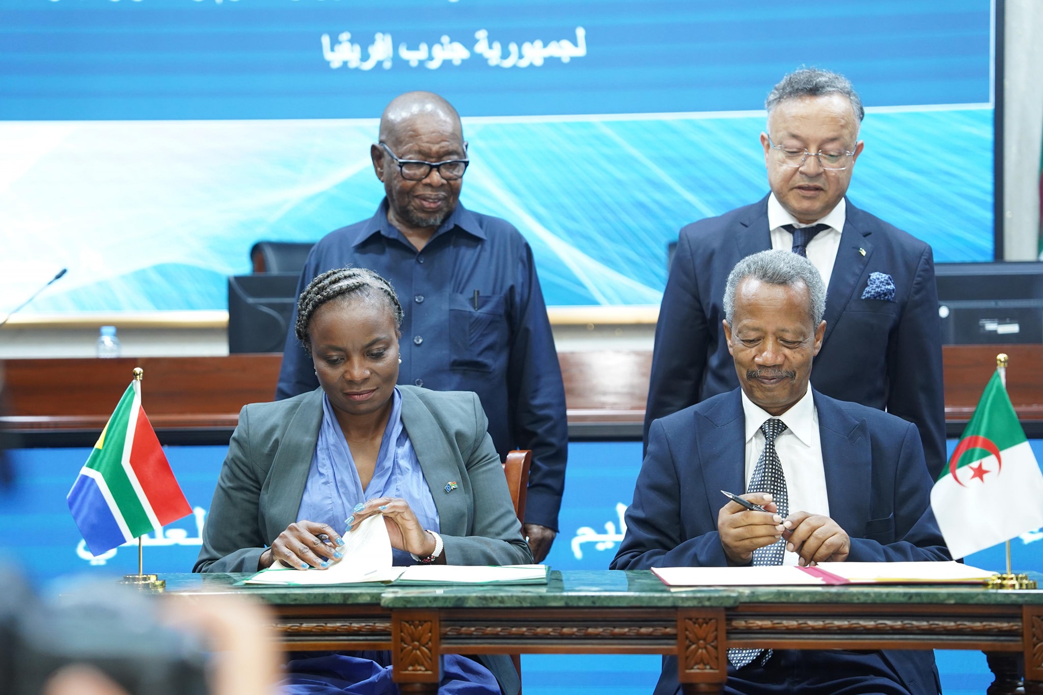 الجزائر/جنوب إفريقيا: التوقيع على محضر تفاهم لتعميق الشراكة في مجال التعليم العالي والبحث العلمي