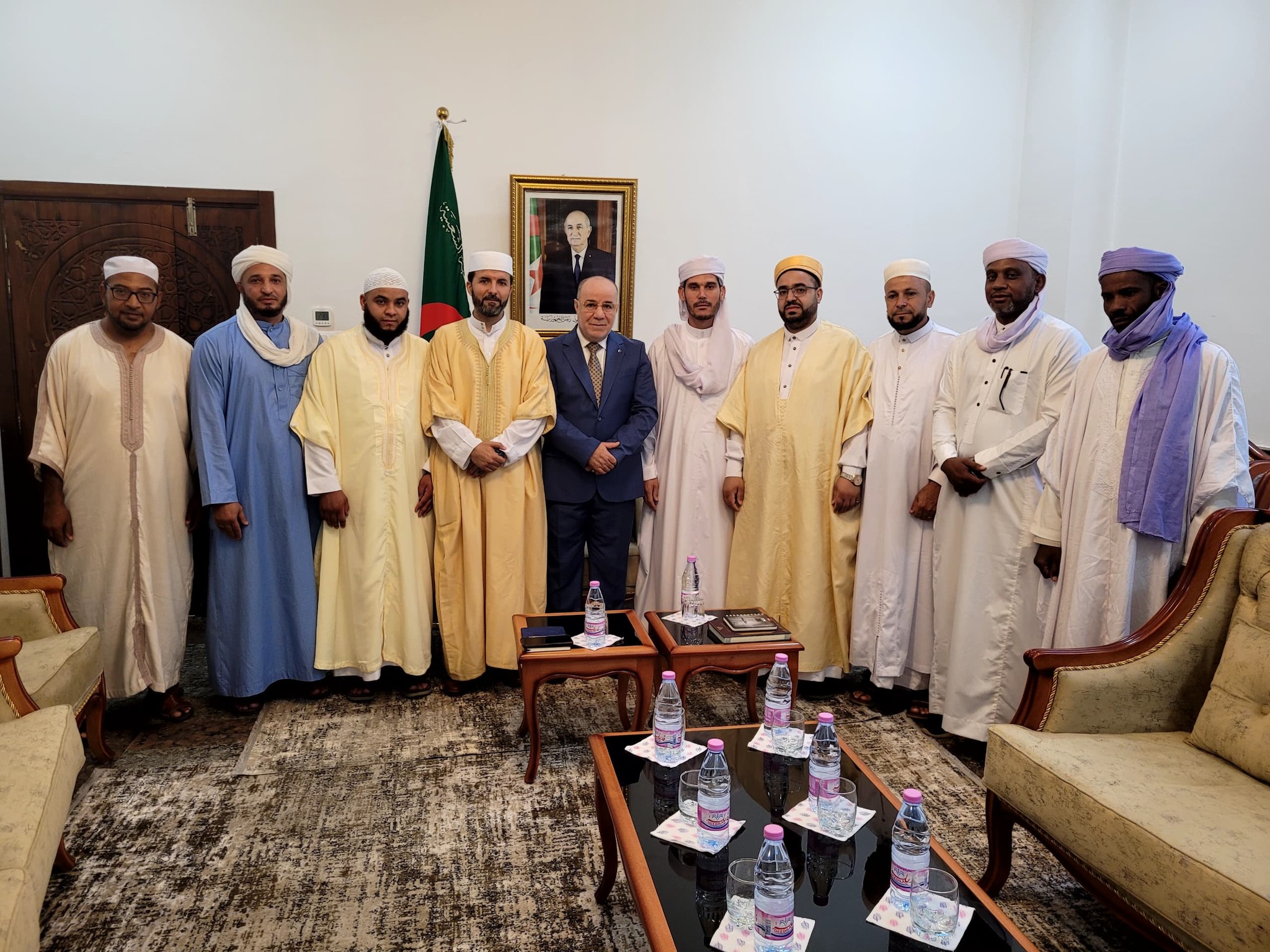 بلمهدي يستقبل الأئمة الموفدين إلى أكاديمية الأزهر العالمية