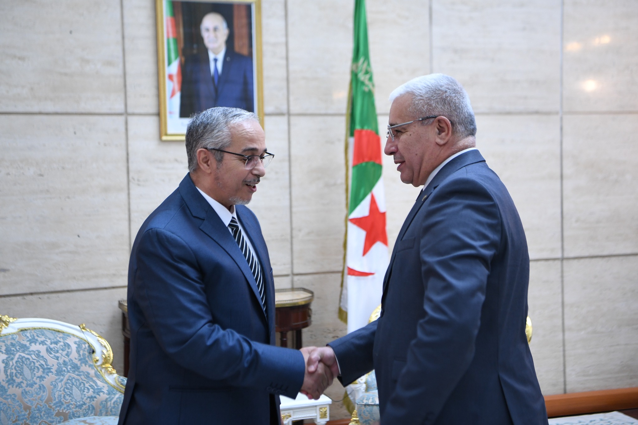 بوغالي يستقبل رئيس المجلس الإسلامي الأعلى