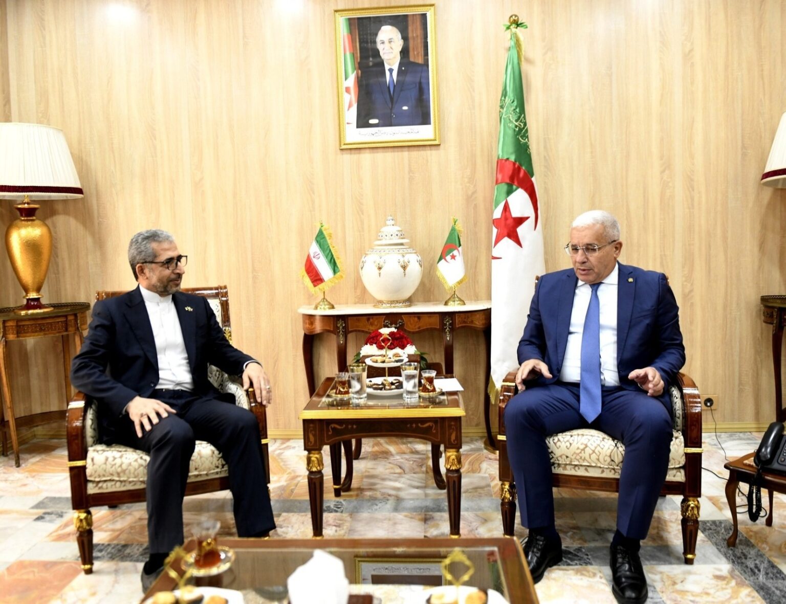 بوغالي يستقبل السفير الإيراني ويؤكد ضرورة تعزيز التعاون الاقتصادي