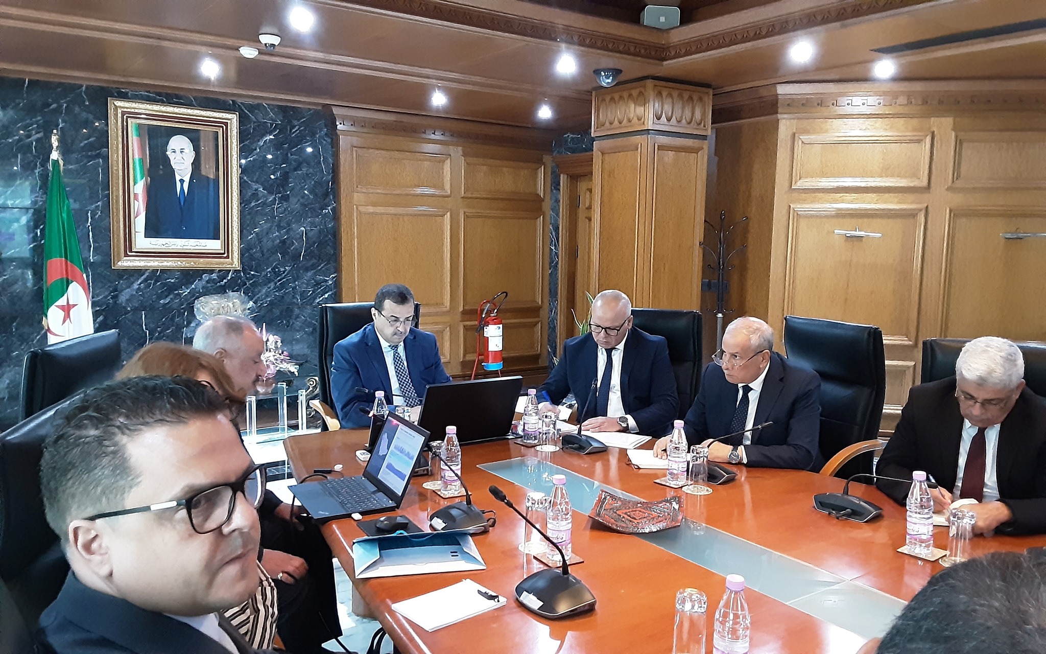 عرقاب يستقبل الشيخ مشعل الجراح الصباح رئيس مجلس إدارة شركة مترو القابضة الكويتية